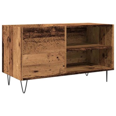 vidaXL Δισκοθήκη Παλιό Ξύλο 84,5x38x48cm από Επεξεργασμένο Ξύλο