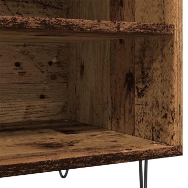 vidaXL Δισκοθήκη Παλιό Ξύλο 84,5x38x48cm από Επεξεργασμένο Ξύλο