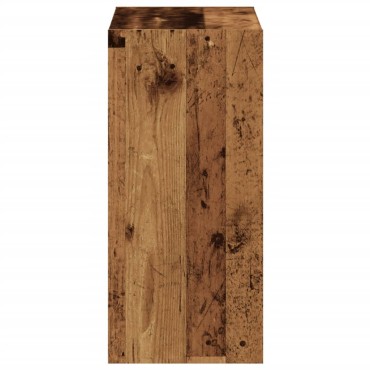 vidaXL Βιβλιοθήκη Όψη Παλαιού Ξύλου 68,5x32x68,5cm Επεξεργασμένο Ξύλο 1 τεμ.
