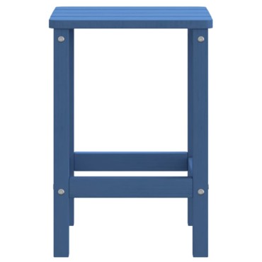 vidaXL Τραπέζι Κήπου Adirondack Γαλάζιο 38x38x46cm από HDPE 1 τεμ.