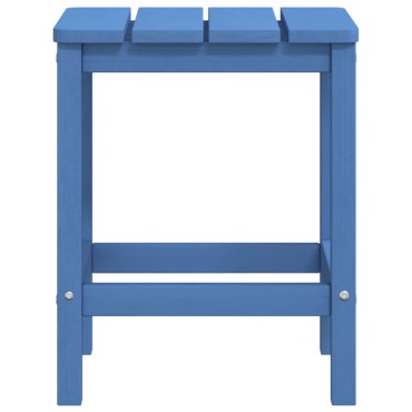 vidaXL Τραπέζι Κήπου Adirondack Γαλάζιο 38x38x46cm από HDPE 1 τεμ.