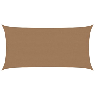 vidaXL Πανί Σκίασης Taupe 4 x 7 μ. από HDPE 160 γρ./μ²
