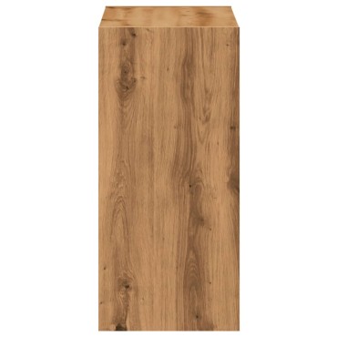 vidaXL Βιβλιοθήκη Αρτισιανή Δρυς 68,5x32x68,5cm Επεξεργασμένο Ξύλο 1 τεμ.