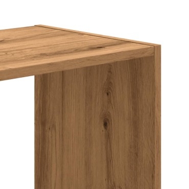 vidaXL Βιβλιοθήκη Αρτισιανή Δρυς 68,5x32x68,5cm Επεξεργασμένο Ξύλο 1 τεμ.