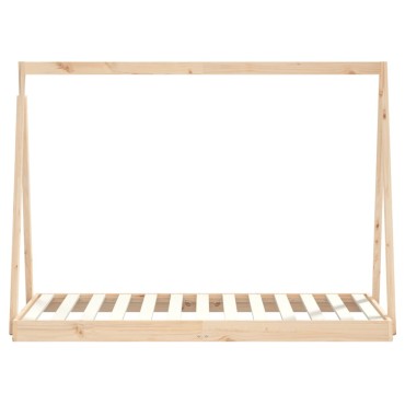 vidaXL Πλαίσιο Παιδικού Κρεβατιού 80x160cm από Μασίφ Ξύλο Πεύκου 1 τεμ. - Μονό