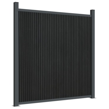 vidaXL Πάνελ Περίφραξης Γκρι 872x186cm από WPC
