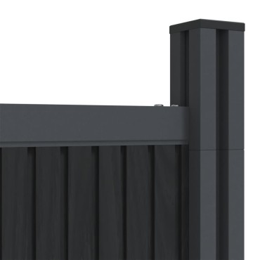 vidaXL Πάνελ Περίφραξης Γκρι 872x186cm από WPC