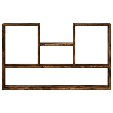 vidaXL Ραφιέρα Τοίχου Καπνιστή Δρυς 99x15x60cm Επεξεργασμένο Ξύλο 1 τεμ.