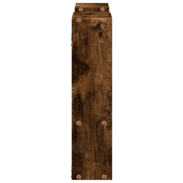 vidaXL Ραφιέρα Τοίχου Καπνιστή Δρυς 99x15x60cm Επεξεργασμένο Ξύλο 1 τεμ.