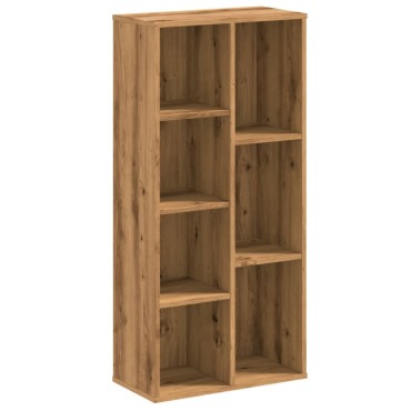 vidaXL Βιβλιοθήκη Αρτισιανή Δρυς 50x25x105cm από Επεξεργασμένο Ξύλο 1 τεμ.