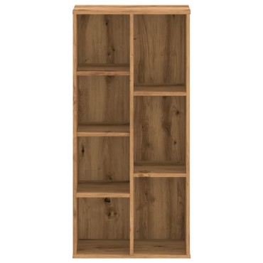 vidaXL Βιβλιοθήκη Αρτισιανή Δρυς 50x25x105cm από Επεξεργασμένο Ξύλο 1 τεμ.