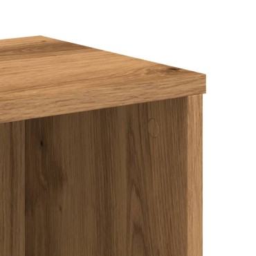 vidaXL Βιβλιοθήκη Αρτισιανή Δρυς 50x25x105cm από Επεξεργασμένο Ξύλο 1 τεμ.