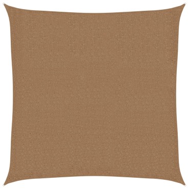 vidaXL Πανί Σκίασης Taupe 2 x 2 μ. από HDPE 160 γρ./μ²