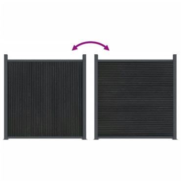 vidaXL Πάνελ Περίφραξης Γκρι 1045x186cm από WPC