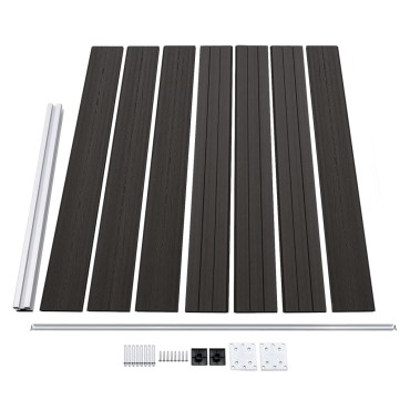 vidaXL Πάνελ Περίφραξης Γκρι 175x146cm από WPC