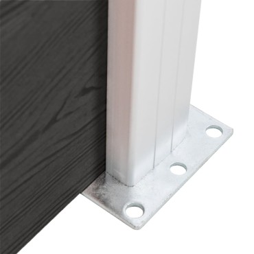vidaXL Πάνελ Περίφραξης Γκρι 175x146cm από WPC