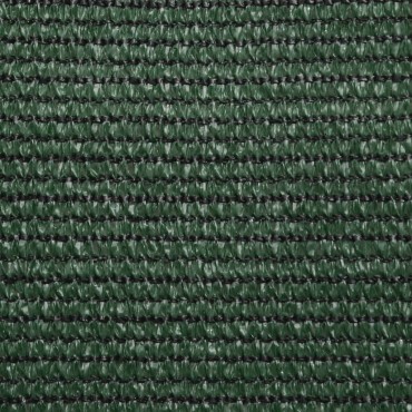 vidaXL Πανί Σκίασης Σκούρο Πράσινο 3,6 x 3,6 μ. από HDPE 160 γρ./μ²