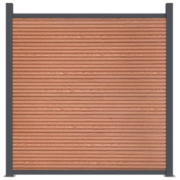 vidaXL Πάνελ Περίφραξης Καφέ 872 x 186 εκ. από WPC