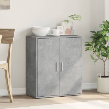 vidaXL Βοηθητικό Ντουλάπι Γκρι Σκυρ. 60x31x70cm από Επεξεργασμένο Ξύλο 1 τεμ.