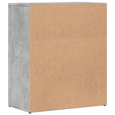 vidaXL Βοηθητικό Ντουλάπι Γκρι Σκυρ. 60x31x70cm από Επεξεργασμένο Ξύλο 1 τεμ.