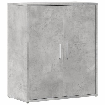 vidaXL Βοηθητικά Ντουλάπια 2 τεμ. Γκρι Σκυρ. 60x31x70cm Επεξεργ. Ξύλο