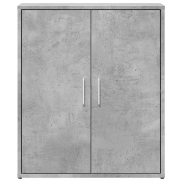 vidaXL Βοηθητικά Ντουλάπια 2 τεμ. Γκρι Σκυρ. 60x31x70cm Επεξεργ. Ξύλο