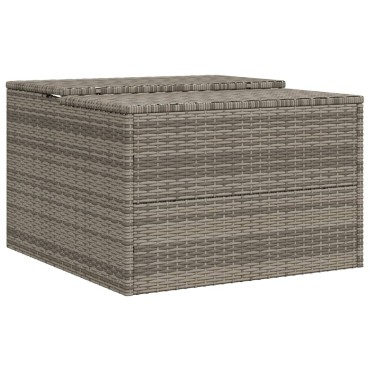 vidaXL Σκέπαστρο για Χλοοκοπτ. Ρομπότ Γκρι 86x90x52/57 εκ. Συνθ. Ρατάν