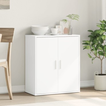vidaXL Βοηθητικό Ντουλάπι Λευκό 60x31x70cm από Επεξεργασμένο Ξύλο 1 τεμ.
