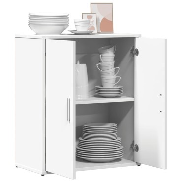 vidaXL Βοηθητικό Ντουλάπι Λευκό 60x31x70cm από Επεξεργασμένο Ξύλο 1 τεμ.