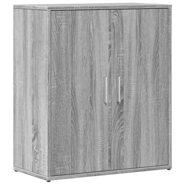 vidaXL Βοηθητικά Ντουλάπια 2 τεμ. Γκρι Sonoma 60x31x70cm Επεξ. Ξύλο