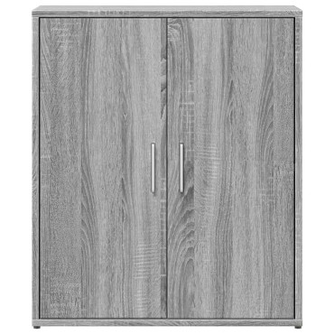 vidaXL Βοηθητικά Ντουλάπια 2 τεμ. Γκρι Sonoma 60x31x70cm Επεξ. Ξύλο