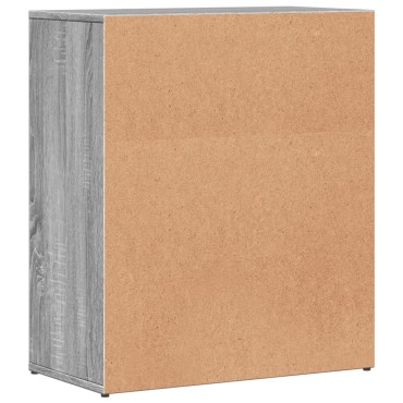 vidaXL Βοηθητικά Ντουλάπια 2 τεμ. Γκρι Sonoma 60x31x70cm Επεξ. Ξύλο