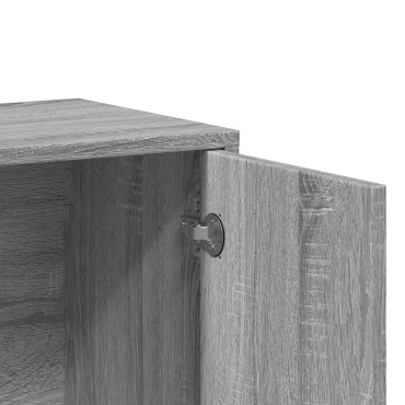 vidaXL Βοηθητικά Ντουλάπια 2 τεμ. Γκρι Sonoma 60x31x70cm Επεξ. Ξύλο