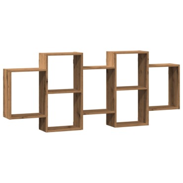 vidaXL Ράφι Τοίχου Αρτισιανή Δρυς 159x18x65cm από Επεξεργασμένο Ξύλο 1 τεμ.
