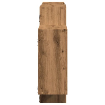vidaXL Ράφι Τοίχου Αρτισιανή Δρυς 159x18x65cm από Επεξεργασμένο Ξύλο 1 τεμ.