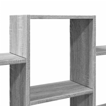 vidaXL Ραφιέρα Τοίχου Γκρι Sonoma 159x18x66cm Επεξεργασμένο Ξύλο 1 τεμ.