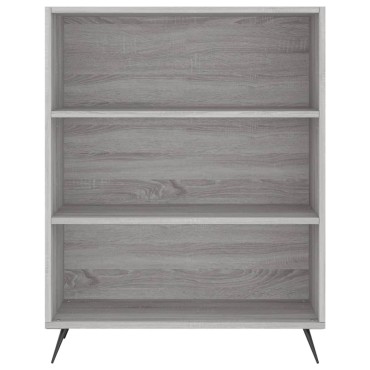 vidaXL Ντουλάπι Γκρι Sonoma 69,5x34x180cm Επεξεργασμένο Ξύλο 1 τεμ.