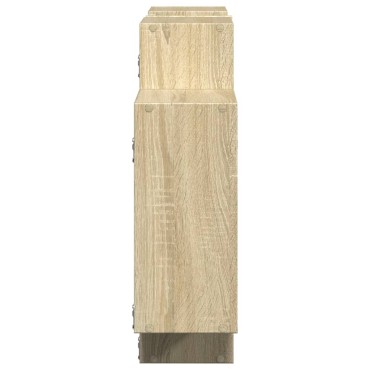 vidaXL Ραφιέρα Τοίχου Sonoma Δρυς 159x18x65cm από Επεξεργ. Ξύλο 1 τεμ.