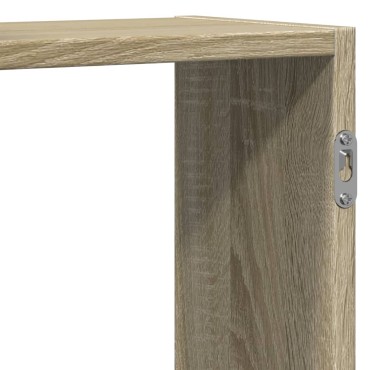 vidaXL Ραφιέρα Τοίχου Sonoma Δρυς 159x18x65cm από Επεξεργ. Ξύλο 1 τεμ.