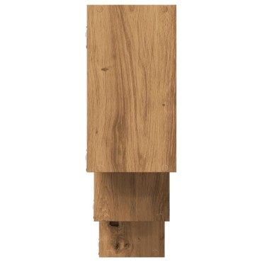 vidaXL Ράφι Τοίχου Αρτισιανή Δρυς 159x18x66cm από Επεξεργασμένο Ξύλο 1 τεμ.