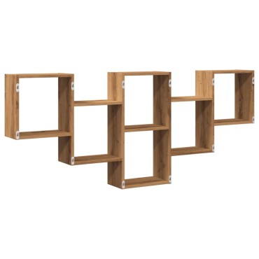vidaXL Ράφι Τοίχου Αρτισιανή Δρυς 159x18x66cm από Επεξεργασμένο Ξύλο 1 τεμ.