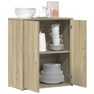 vidaXL Βοηθητικό Ντουλάπι Sonoma Δρυς 60x31x70cm Επεξεργασμένο Ξύλο 1 τεμ.