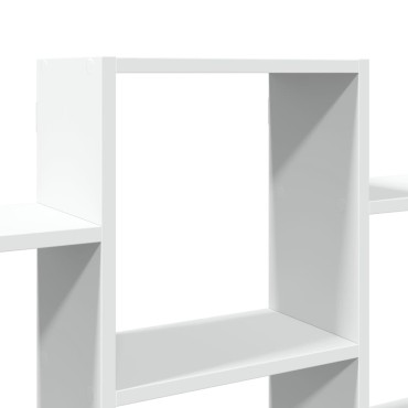 vidaXL Ραφιέρα Τοίχου Λευκό 159x18x66cm από Επεξ. Ξύλο 1 τεμ.