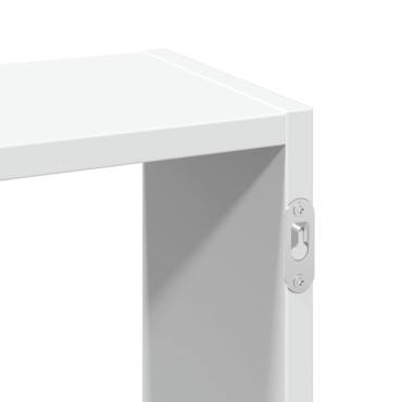 vidaXL Ραφιέρα Τοίχου Λευκό 159x18x66cm από Επεξ. Ξύλο 1 τεμ.