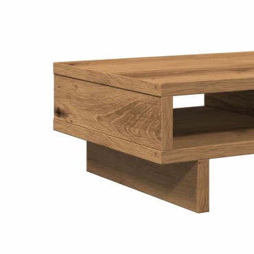 vidaXL Βάση Οθόνης Αρτισιανή Δρυς 50x27x15 εκ. από Επεξ. Ξύλο