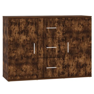 vidaXL Ντουλάπι Καπνιστή Δρυς 91x29,5x65cm από Επεξεργασμένο Ξύλο 1 τεμ.