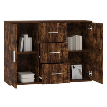 vidaXL Ντουλάπι Καπνιστή Δρυς 91x29,5x65cm από Επεξεργασμένο Ξύλο 1 τεμ.