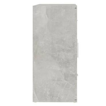 vidaXL Ντουλάπι Γκρι Σκυροδέματος 91x29,5x65cm Επεξεργασμένο Ξύλο 1 τεμ.