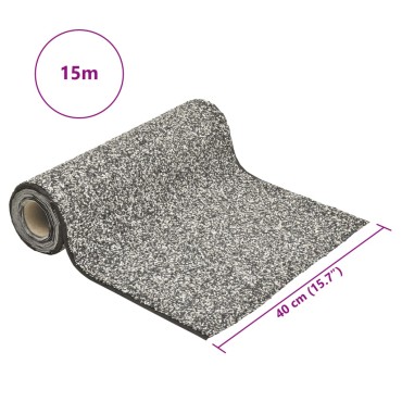 vidaXL Μεμβράνη Λίμνης με Όψη Πέτρας Γκρι 1500 x 40 εκ.