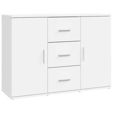 vidaXL Ντουλάπι Λευκό 91x29,5x65cm από Επεξεργασμένο Ξύλο 1 τεμ.